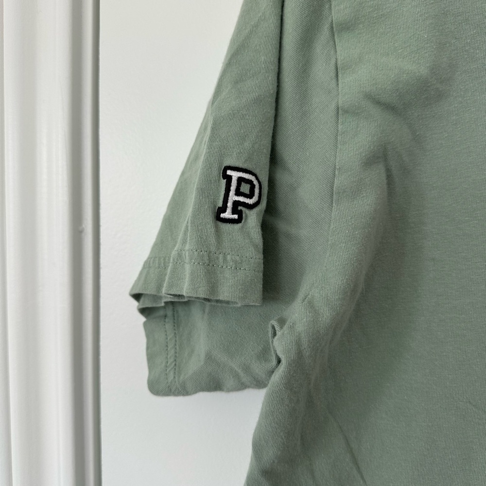 Pink Green Cropped short sleeve T-Shirt - Picture 5 of 5